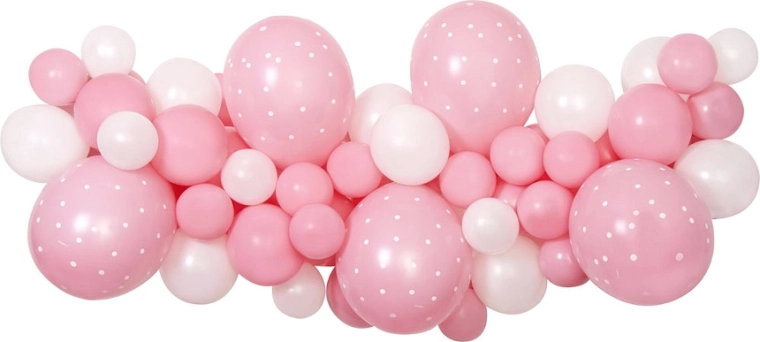 Gemar DIY komplet za balonsko girlando baby pink