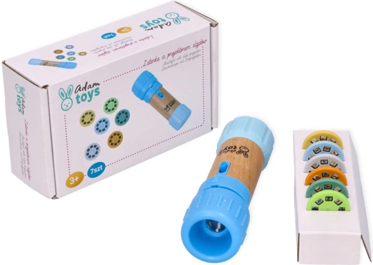 Adam Toys modra otroška svetilka s projektorjem