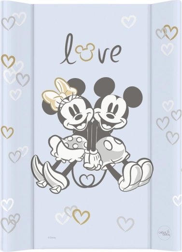 Ceba Baby previjalna podloga s trdo ploščo Comfort 50 × 70 Disney Minnie & Mickey modra