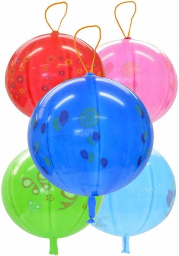 Gemar napihljiv punch ball balon s potiskom in elastiko 45 cm - 1 kos