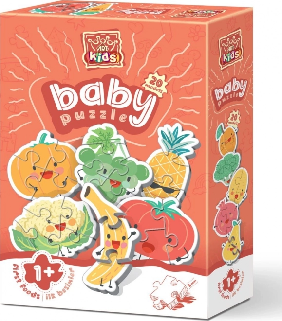 ART PUZZLE Baby Puzzle Sadje in zelenjava (2–4 koščki)