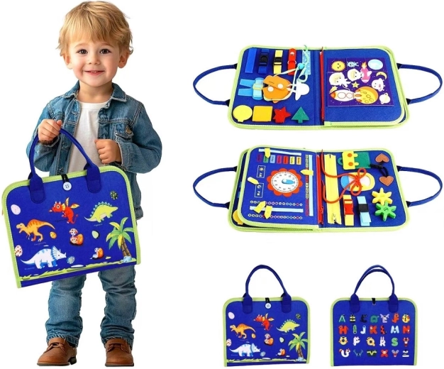 2Kids Toys senzorična zaposlena knjiga Dinozavri