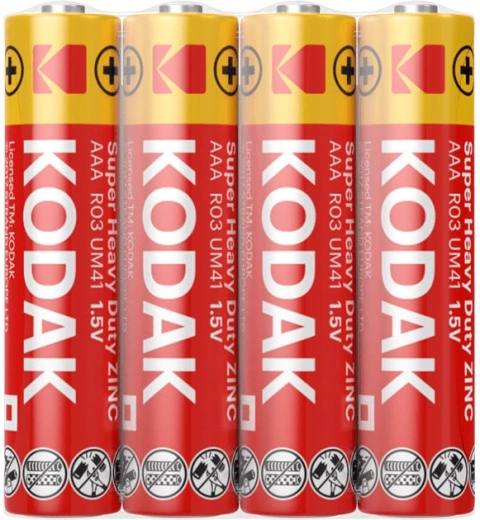 Kodak Heavy Duty AAA mikro svinčnikova baterija 1,5 V – pakiranje 4 kos