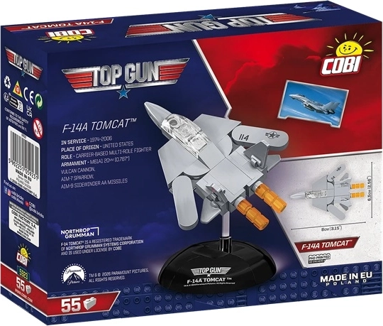 Cobi Top Gun F-14A Tomcat gradbeni komplet letala 1:300