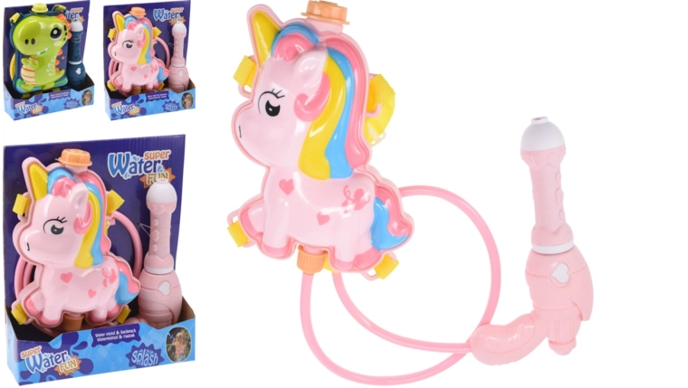 Vodna pištola z nahrbtnikom – samorog ali dinozaver 2 l