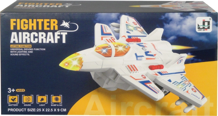 Reaktivno letalo s svetlobnimi in zvočnimi učinki