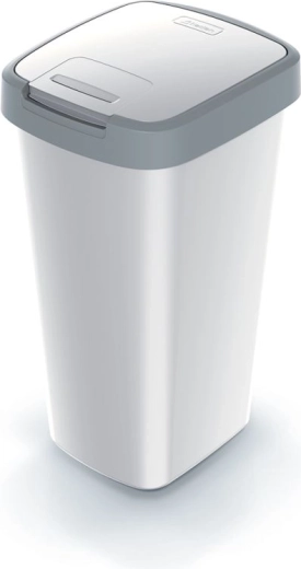Koš za odpadke Compacta Q Flap 25 l pepelnat