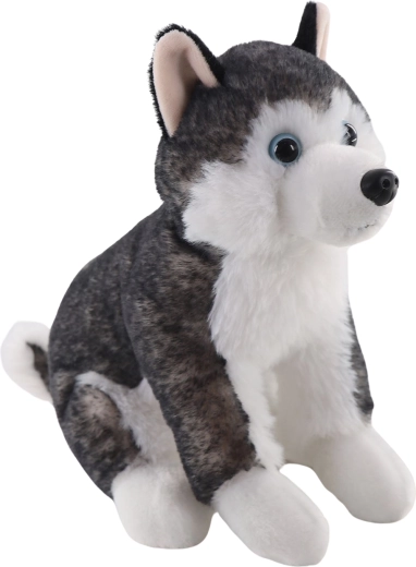 Plišasti sedeči husky 20 cm