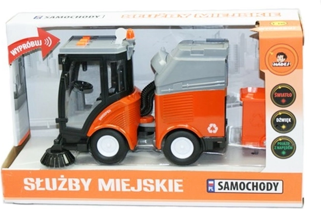 Komunalno službeno vozilo za čiščenje ulic