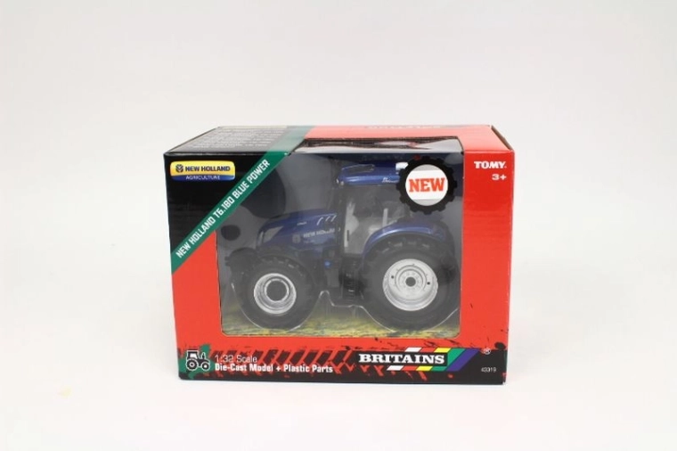 TOMY Britains New Holland T6.180 Blue Power Tractor 1:32