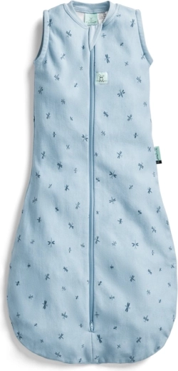 Ergopouch baby sleeping bag in organic cotton Jersey 0.2 TOG (3–12 months, 6–10 kg) – Dragonflies