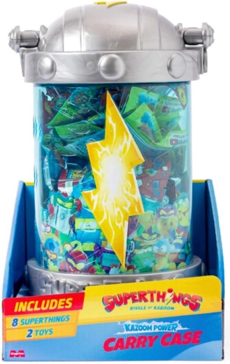 SuperThings Kazoom Power prenosni kovček za figurice + 8 presenečenj