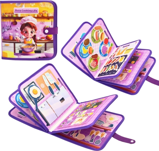 2Kids Toys senzorična busy knjiga kuhanje