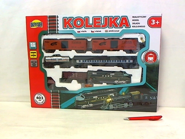 Dromader Large Battery-Powered Train Track Set 403 cm