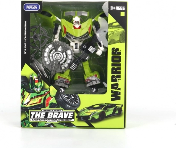 Transformacijski robot in avto – kreativni set za otroke