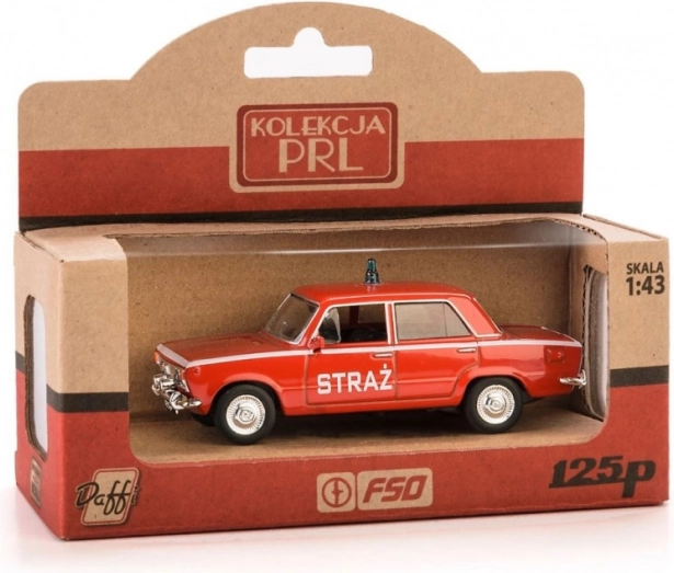 Model avtomobila PRL FIAT 125 Straż 1:43 DIE-CAST