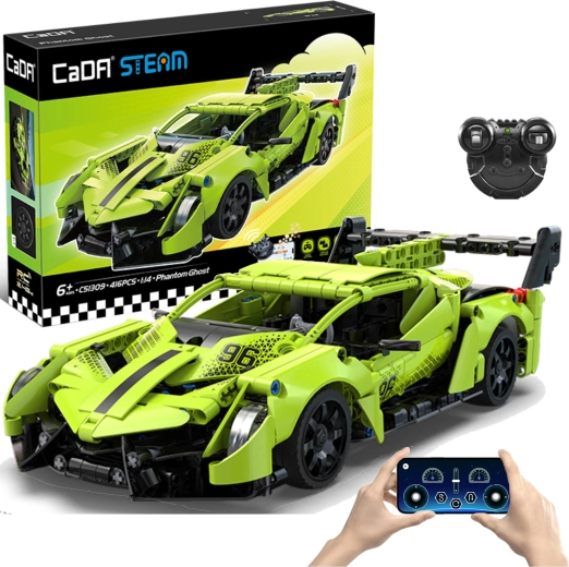 CaDA building set RC sports car Phantom Ghost 1:14 (416 pieces)