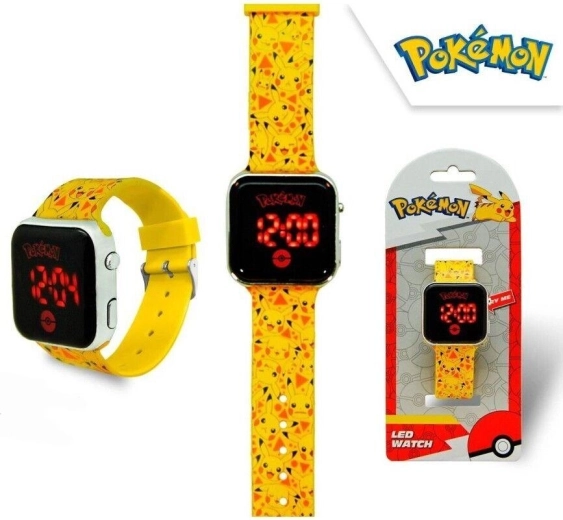 Otroška LED digitalna ura POKÉMON