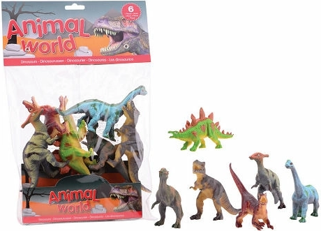 Komplet dinozavrov – 6 različnih vrst