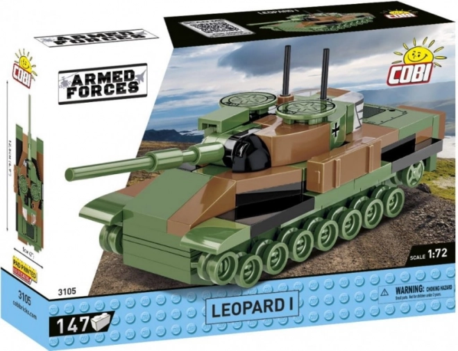 Komplet za sestavljanje tank LEOPARD I 1:72 – 147 delov