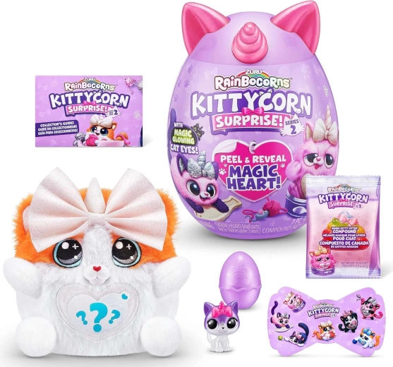 Rainbocorns Kittycorn Surprise plišasti mucek s presenečenjem