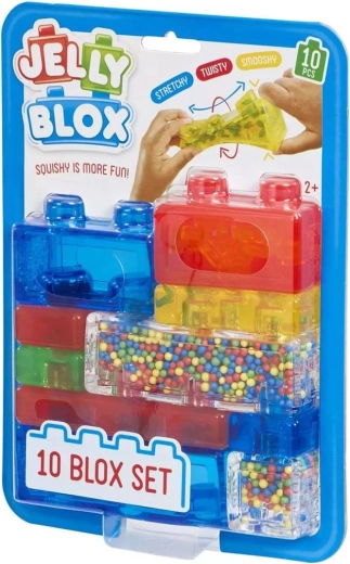 Jelly Blox senzorične gradbene kocke, 10 delov – 1 kos