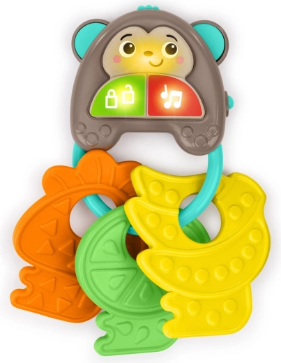 Bright Starts glasbeni ključi MonKeys za dojenčke 6m+