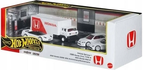 Hot Wheels Premium darilni set Honda 4 kosi