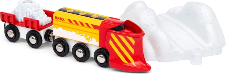 BRIO World vlak s snežnim plugom
