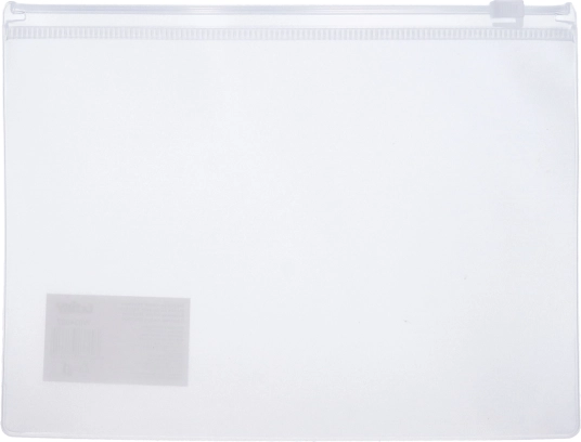 Prozorna mapa z zadrgo 33 x 24 cm