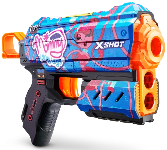 X-Shot Skins Flux Poppy Playtime izstreljevalnik