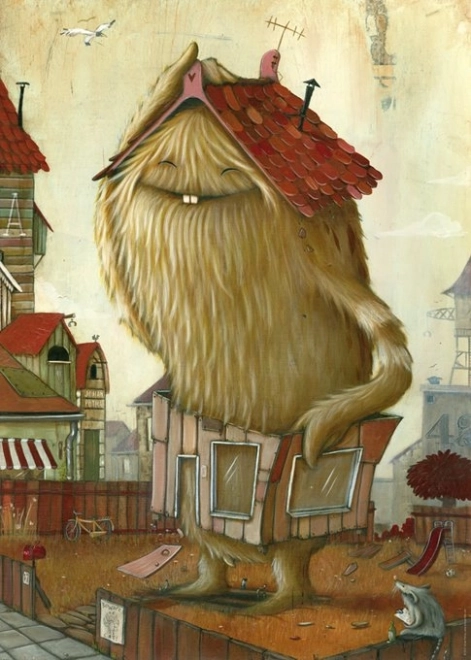 Sestavljanka Sosedstvo 1000 kosov Zozoville od HEYE