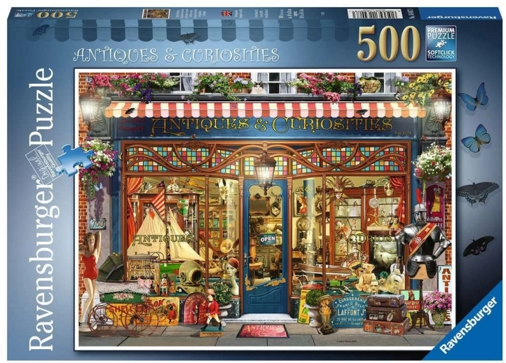 500-piece puzzle – antiques and other things