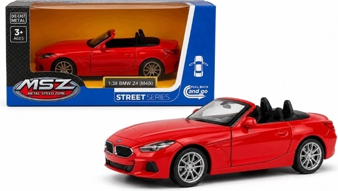 Model MSZ BMW Z4 M40i s svetlobnimi in zvočnimi učinki, rdeč