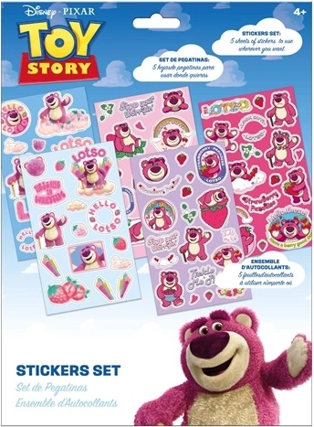 Komplet nalepk Toy Story – Lotso (92 kosov)