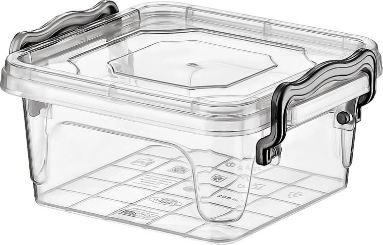 Kvadratna škatla za živila MULTI BOX 0,35 l