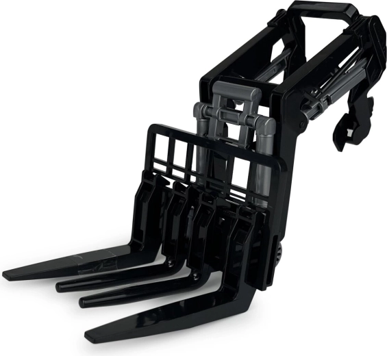 Čelni nakladalnik z vilicami in 4 balami sena za RC-traktor JAMARA 1:24S