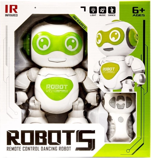 Interaktivni robot na daljinsko upravljanje s svetlobami in zvoki – 1 kos