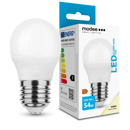 Modee LED žarnica G45 7 W E27, 700 lm, nevtralno bela