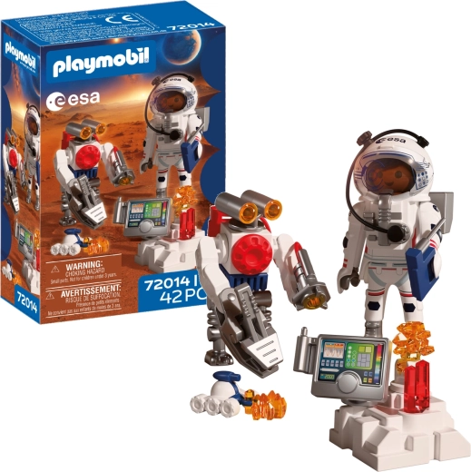 Playmobil ESA astronavt in robot s kompletom dodatkov, 42 delov