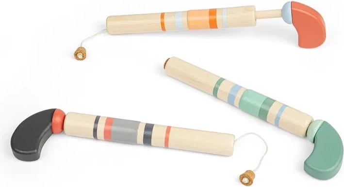 Lesena pištola na zamašek za otroke