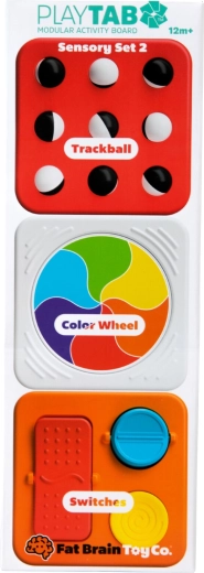 Fat Brain komplet senzoričnih igrač PlayTab Tile Set 2