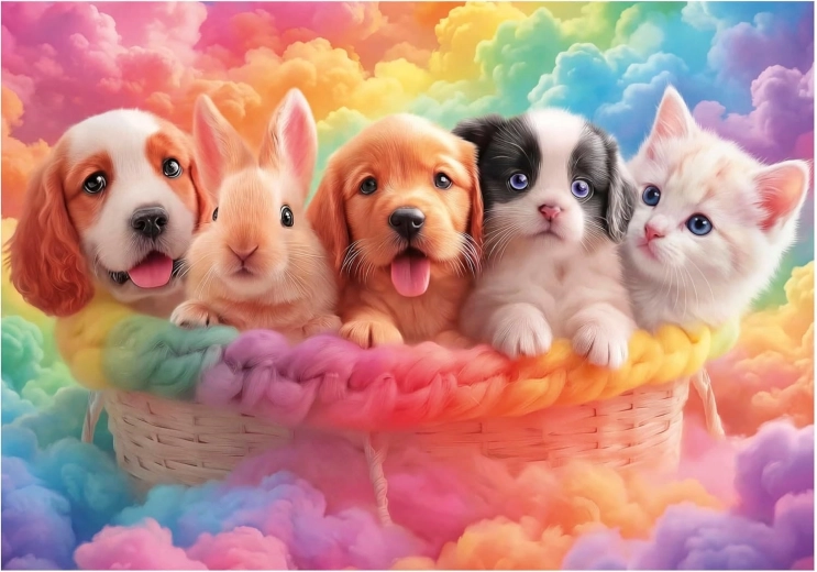 Educa sestavljanka Prijatelji iz košarice 300 kosov