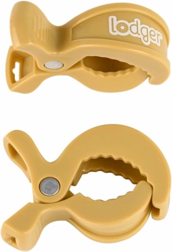 LODGER Swaddle clip – sponke za povijalno odejo, 2 kosa, honey