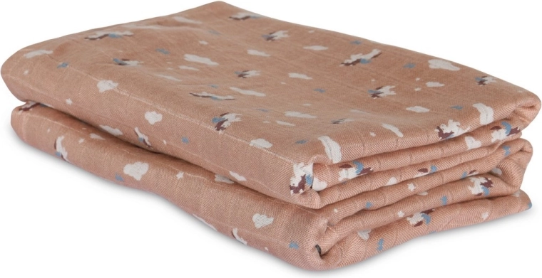NUUROO Josefine muslinske bambusove plenice unicorn sky – 2 kosa