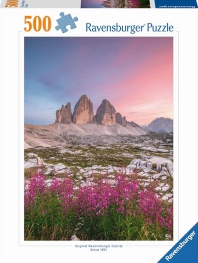 Ravensburger sestavljanka Dolomiti Tre Cime di Lavaredo 500 kosov