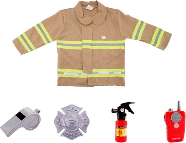 Gasilski kostum z dodatki za otroke