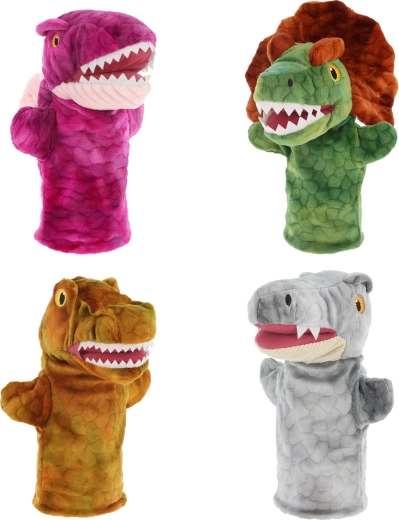 Keeleco dinozaver – ročna lutka 27 cm, asortiman - 1 kos