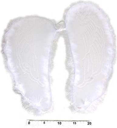 Angelska krila s perjem 47 × 47 cm