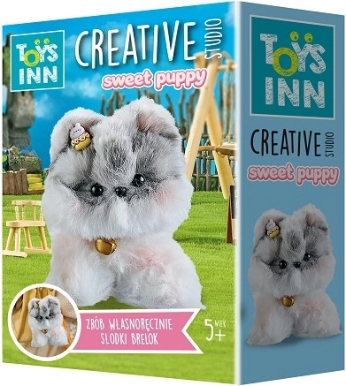 Stnux Sweet puppy siva mucka plišasta igrača
